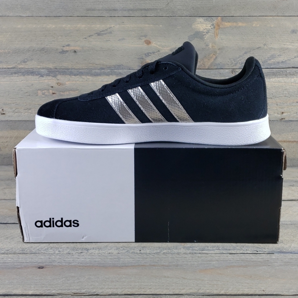 adidas VL Court 2.0 Casual Skateboarding Sneakers - Picture 6 of 9